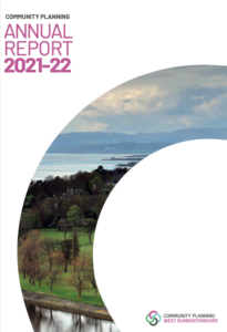 Cover of the Community Planning Annual Report 2021-22